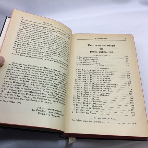 1946 Stutgartt German Bible (Das Neue Testament) Ludwig Thimme - Picture 10 of 14